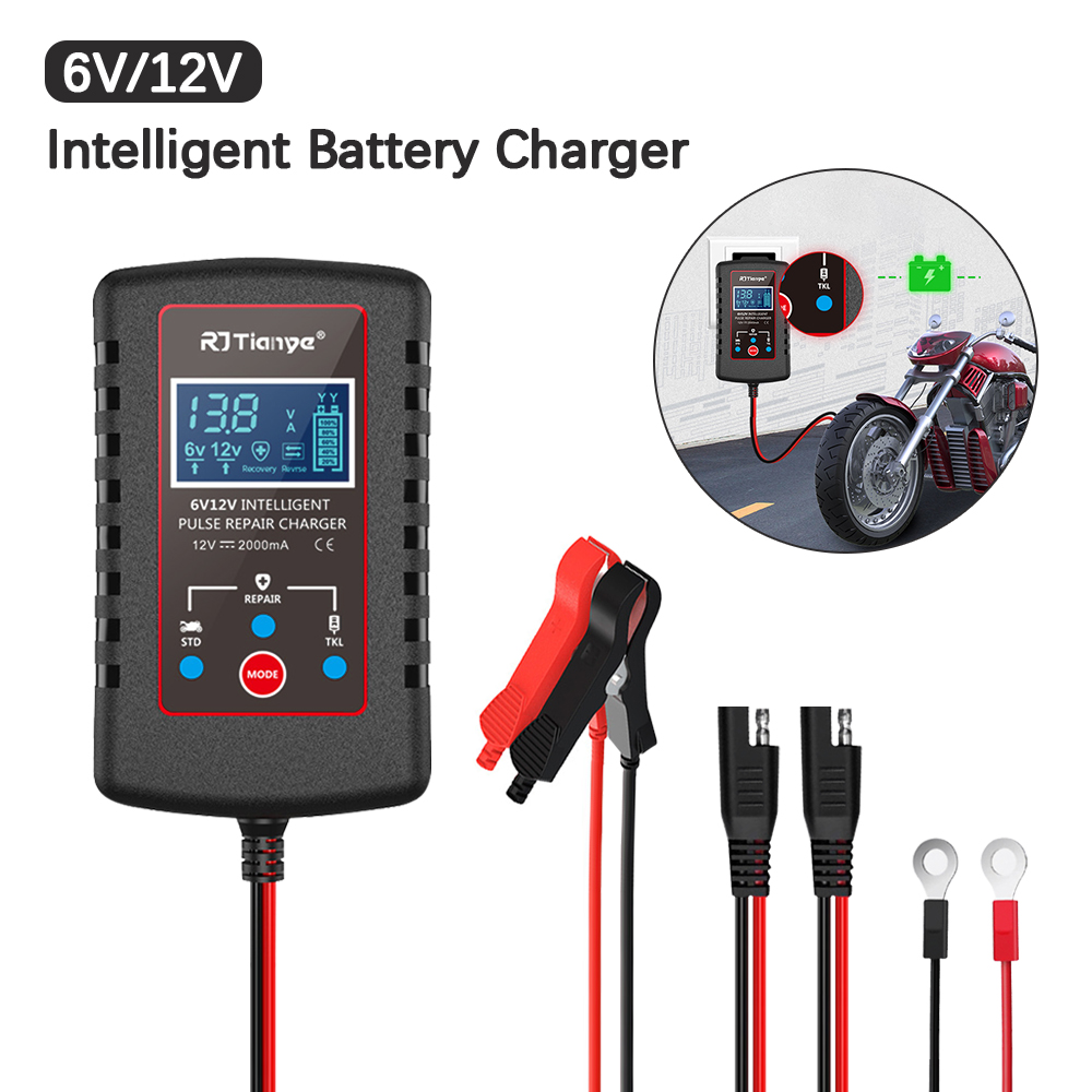 Chargers - Inteligentna ładowarka akumulatorów do motocykli, kosiarek,