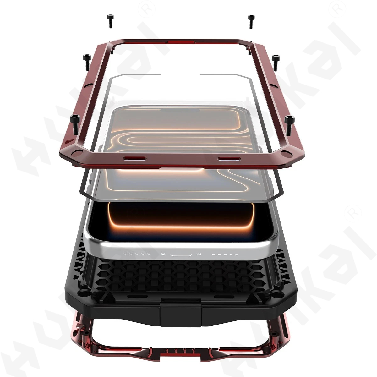 Heavy Duty 360 Full Body Protective Case - Etui na iPhone 18 17 16