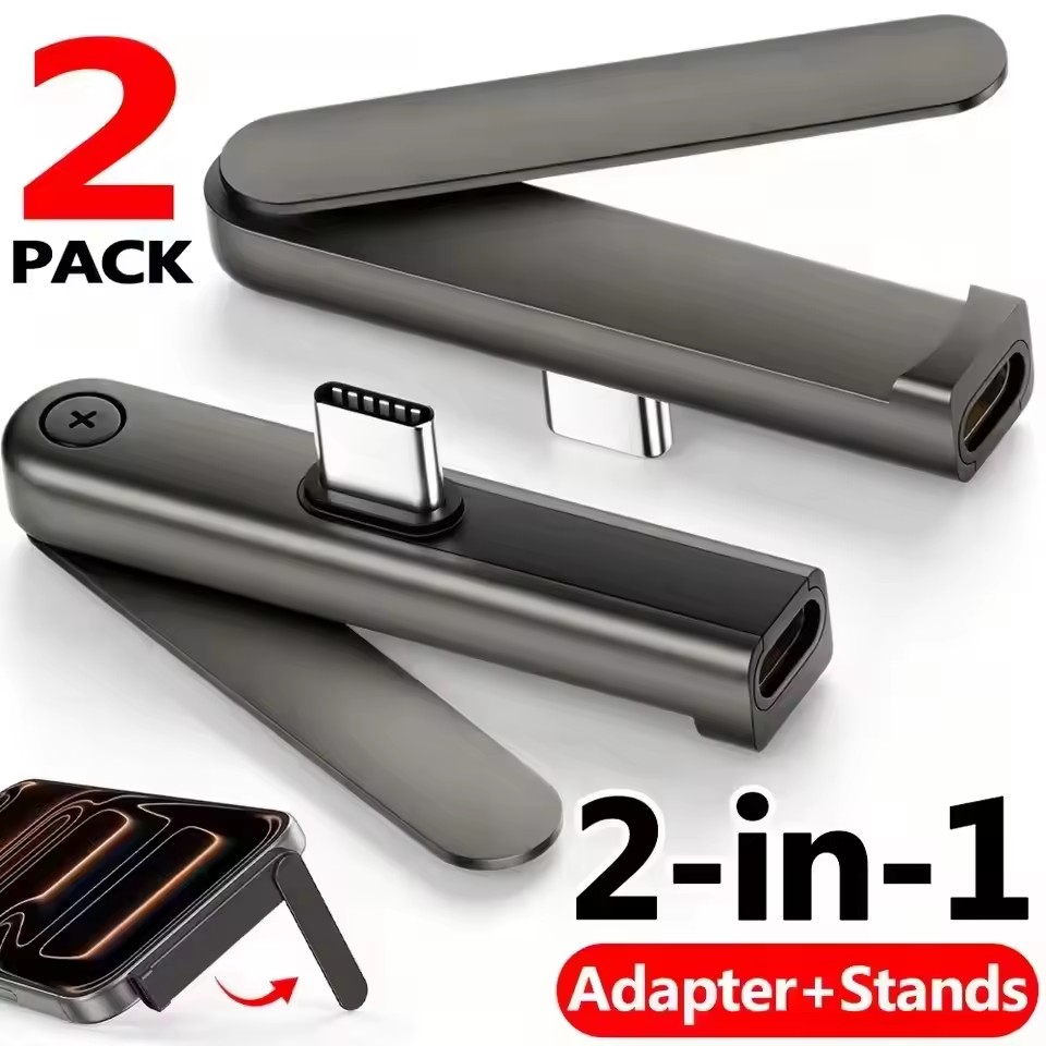 Phone Stands - 2/1 SZT. Przenośny adapter USB-C na