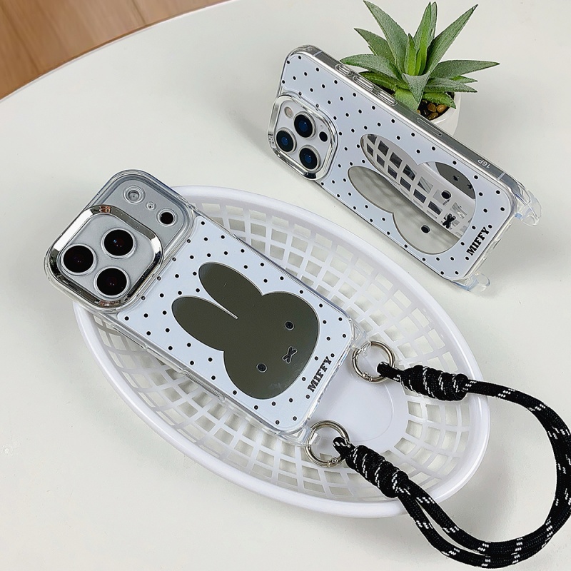 Luksusowe lusterko do makijażu – Cute Cartoon Wrist Strap Silicone Case recenzja i cena