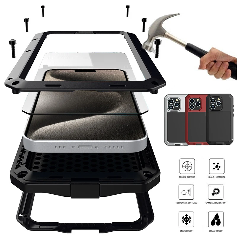 Etui na iPhone'a 16e 15 14 13  – Heavy Duty 360 Full Body Protective Case recenzja i cena