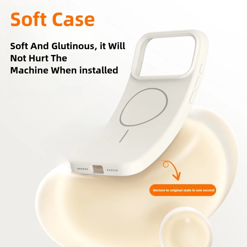 Oryginalne etui magnetyczne z  – Liquid Silicone Magnetic Phone Case recenzja i cena