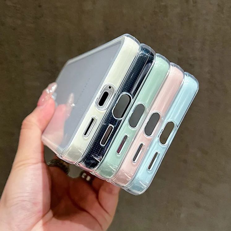 Luksusowe etui z kolorową ramk – Clear Shockproof Bumper Case recenzja i cena