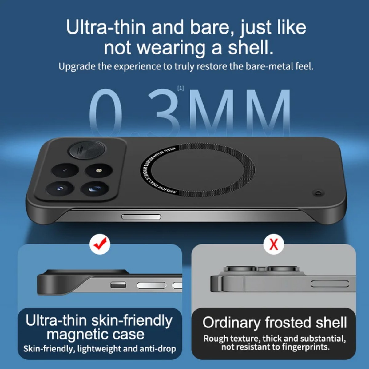 Ultracienkie etui bezramkowe d – Ultra Thin Frameless Phone Cover recenzja i cena