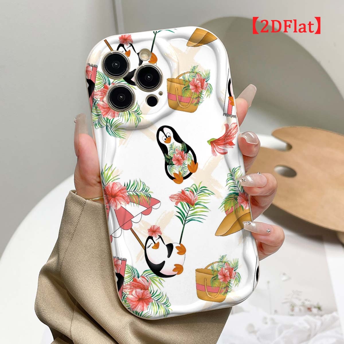 Urocze etui na telefon z motyw – Cute Cartoon Wrist Strap Silicone Case recenzja i cena